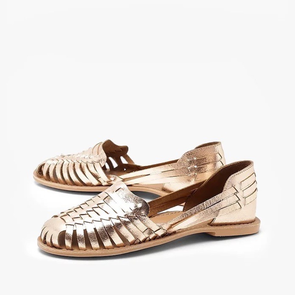 Sandals Leather Woven Ballets